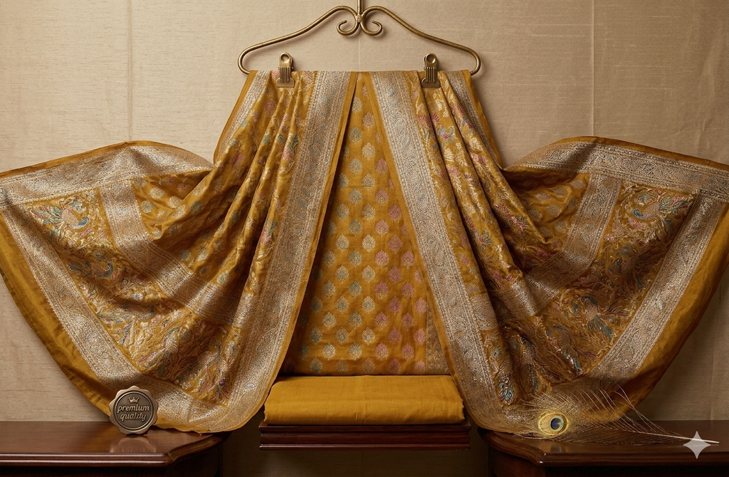 maslin soft silk suits 3piece set