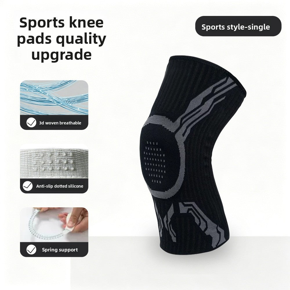 Adjustable Sports Knee Pads with Silicone Grip