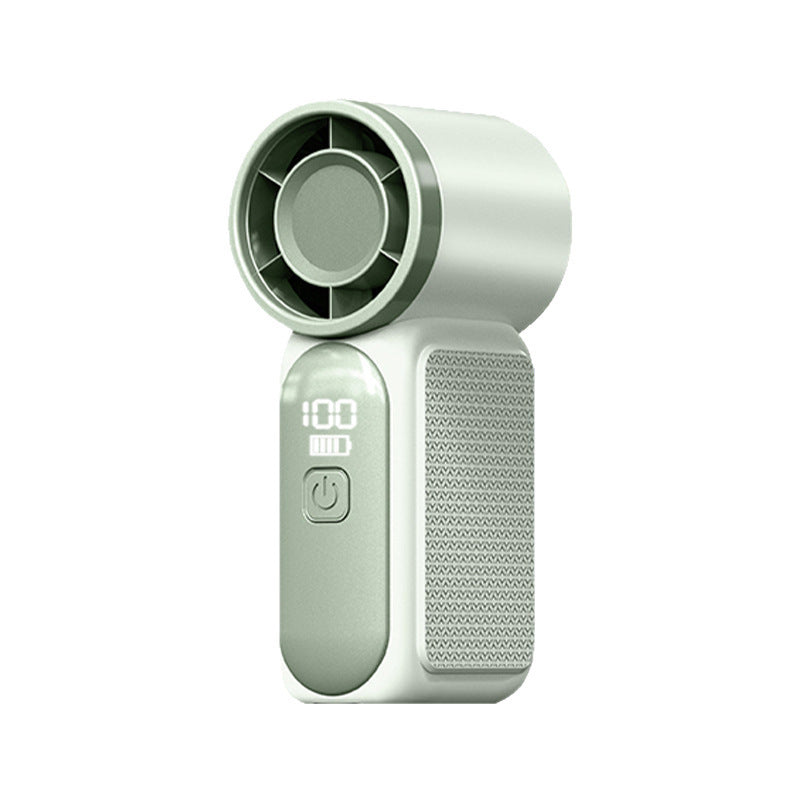 USB Rechargeable Handheld Fan with Digital Display