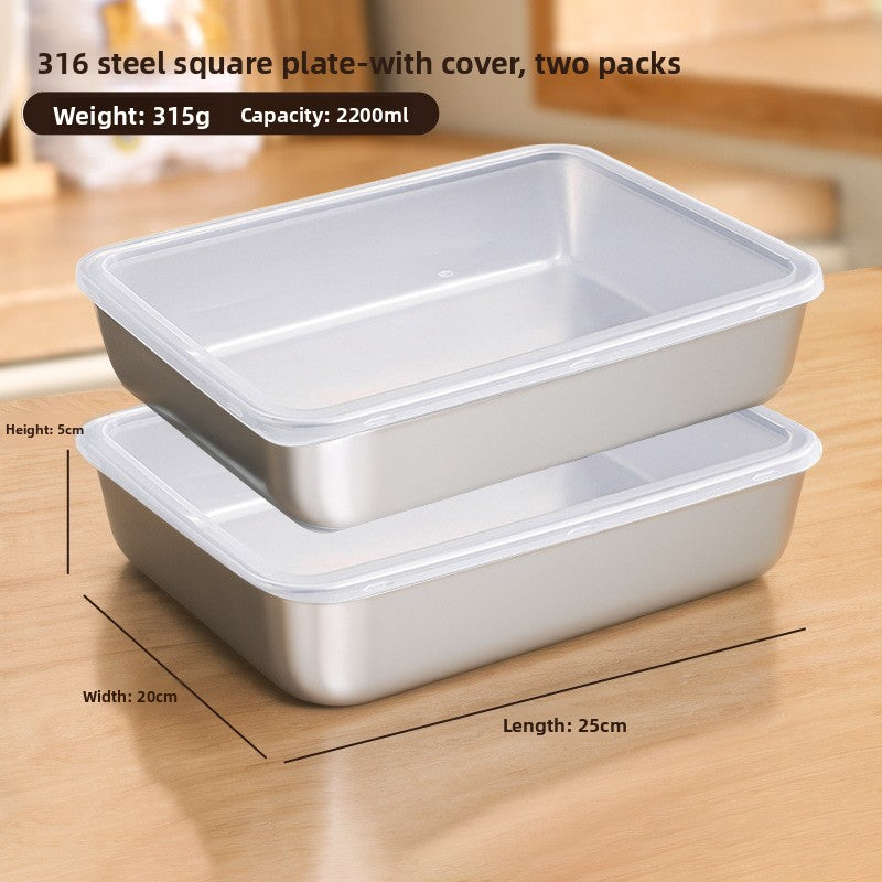 Food Prep Plate with Lid