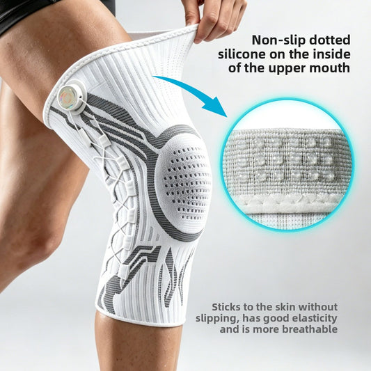 Adjustable Sports Knee Pads with Silicone Grip