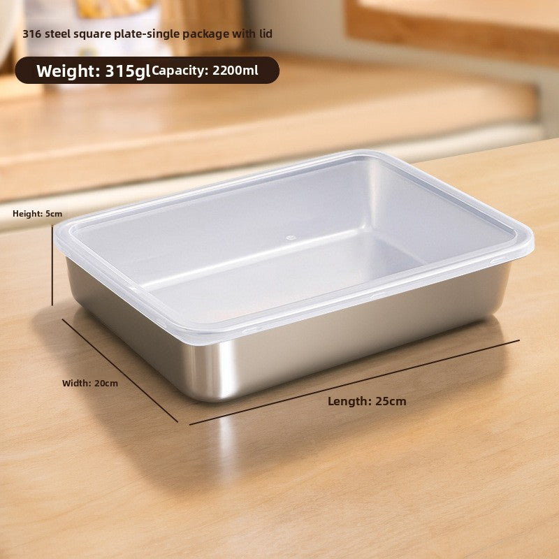 Food Prep Plate with Lid