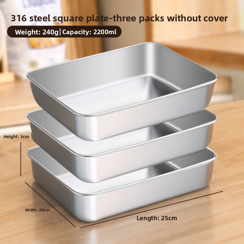 Food Prep Plate with Lid