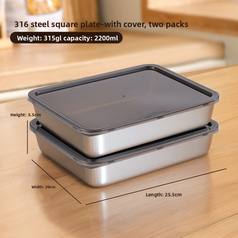 Food Prep Plate with Lid