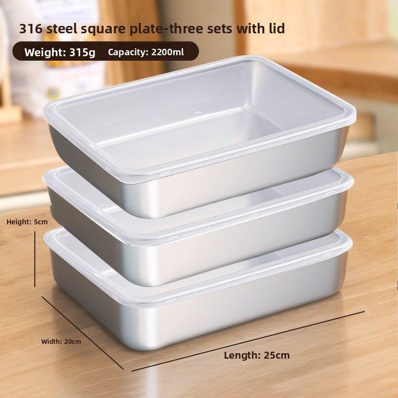 Food Prep Plate with Lid