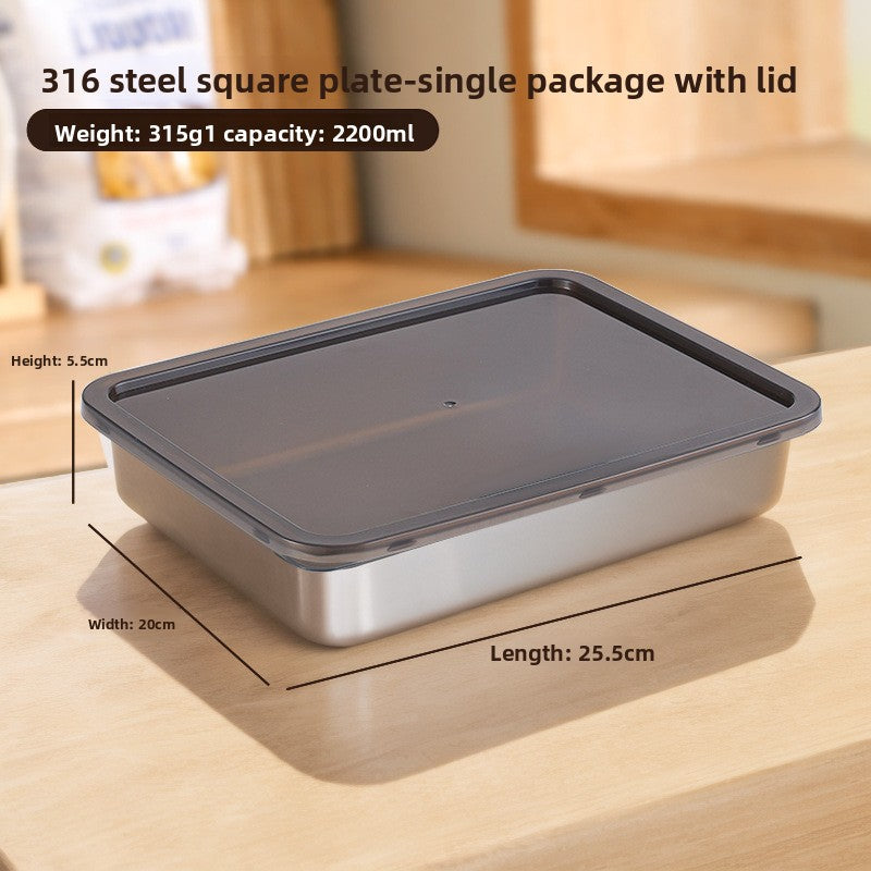 Food Prep Plate with Lid
