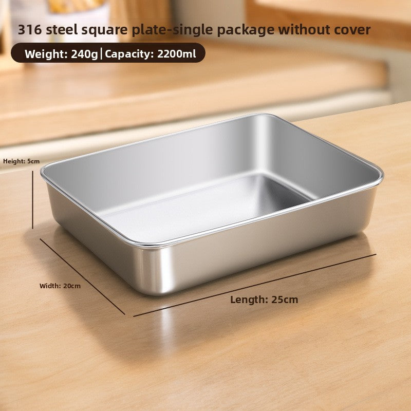 Food Prep Plate with Lid