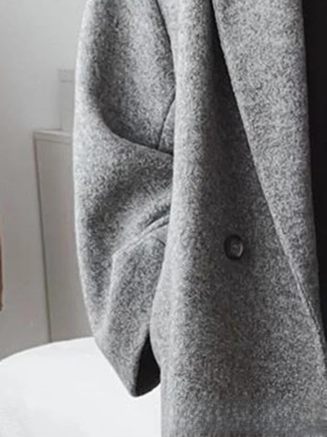 Womens Wool Blend Trench Coat